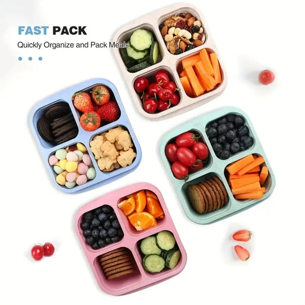 TG SnackSavor Lunch Boxes: Reusable Snack Containers for Easy Meal Prep