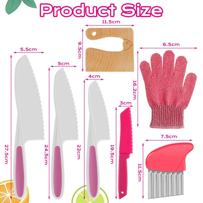 Safe Slice Kitchen Set™ Kid-Friendly Cutters & Peelers