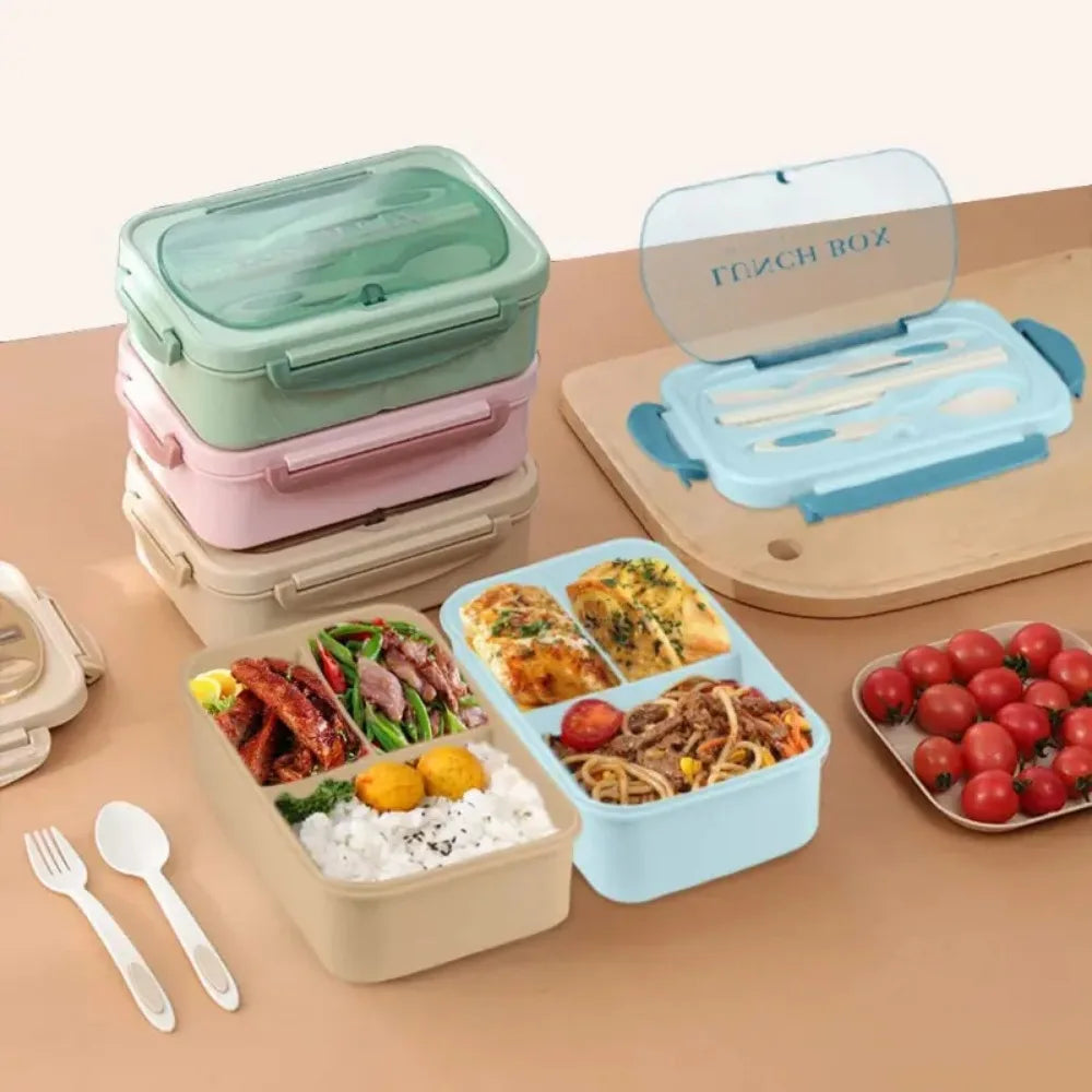 MealMaster Bento Box – Microwave Safe, Leakproof, and Perfect for Office